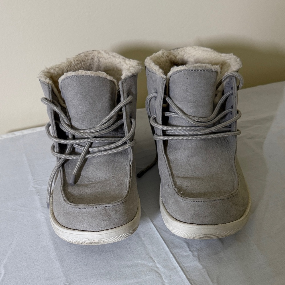 Cozy Gray Boots